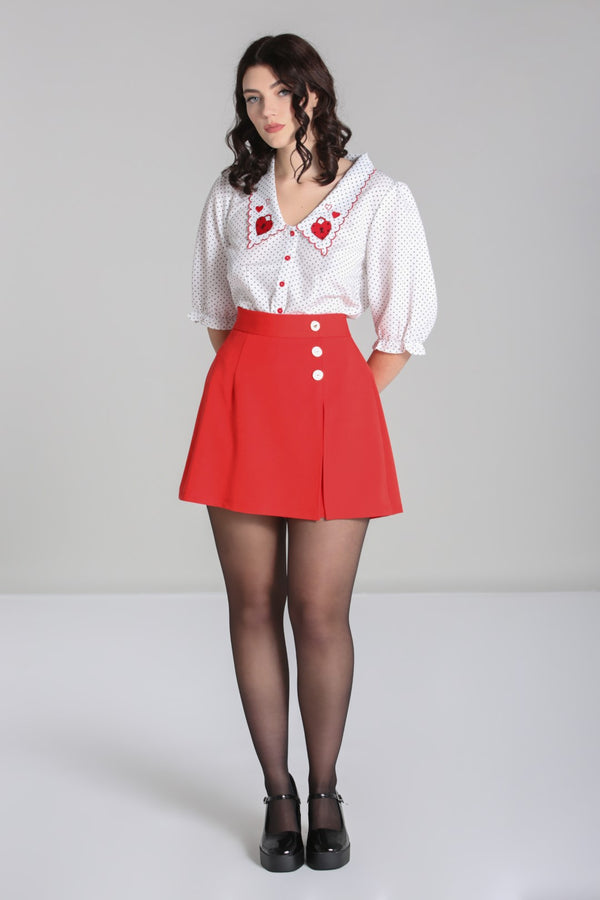 Hell Bunny Cooper Skorts Black