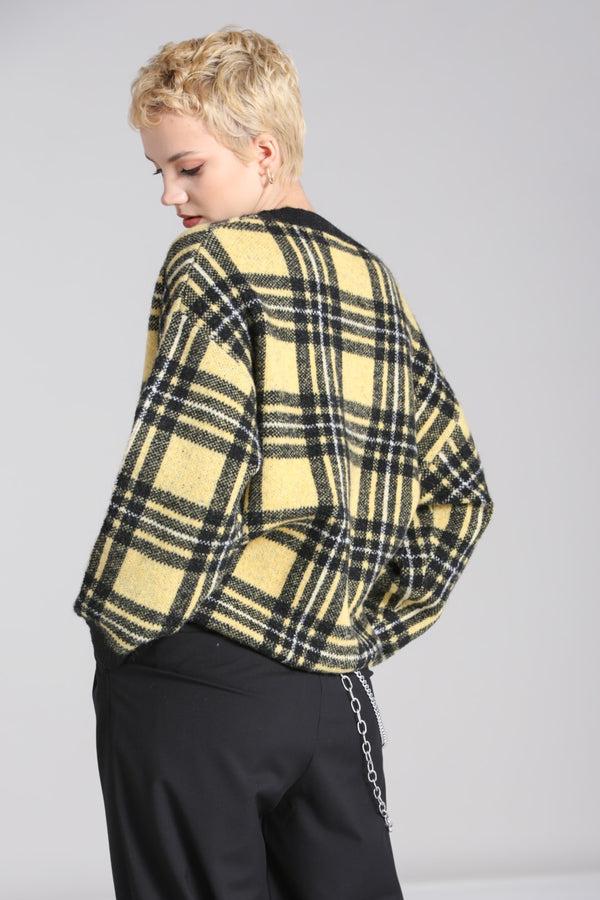 Hell Bunny Corey Cardigan Yellow