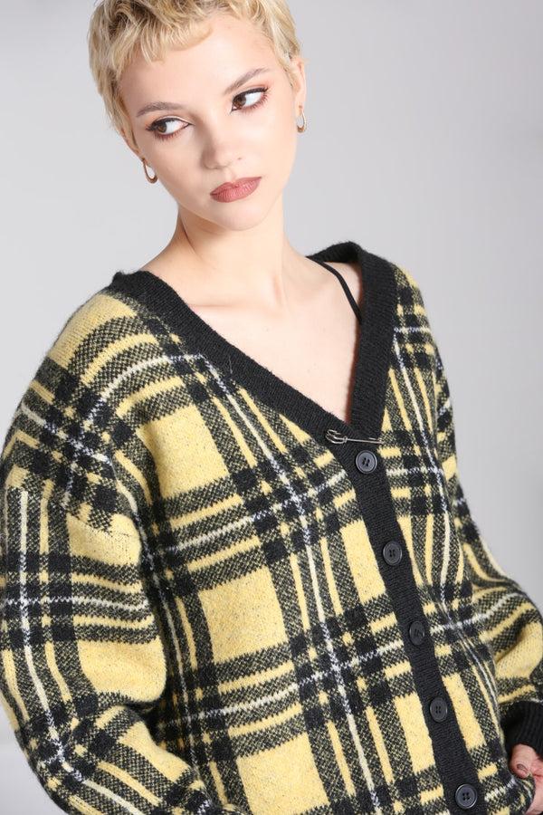 Hell Bunny Corey Cardigan Yellow