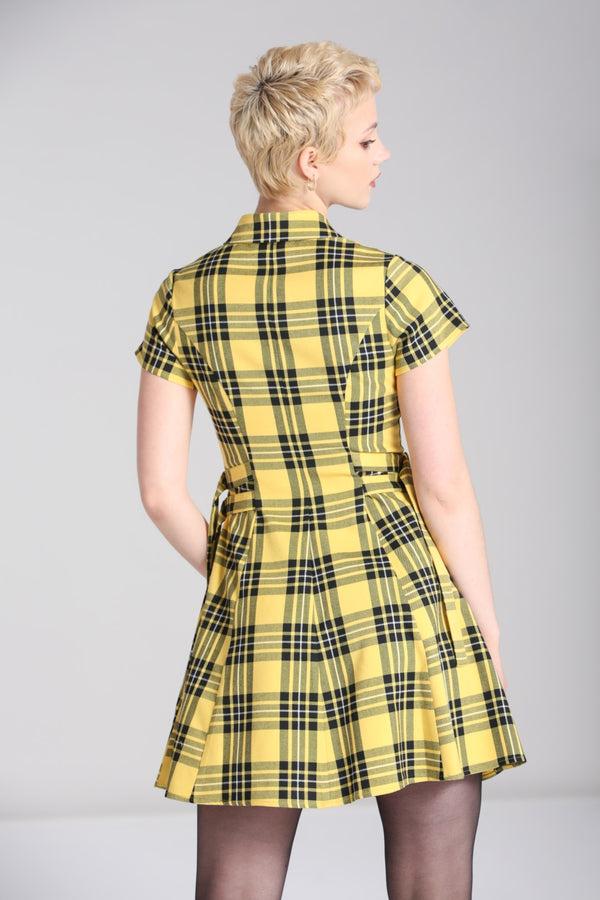 Hell Bunny Corey Dress Yellow