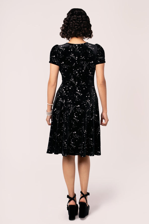 Hell Bunny Cosmic Dust Dress Black