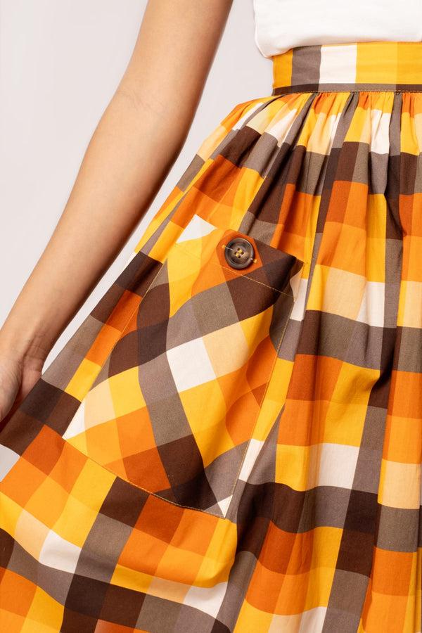 Hell Bunny Darlene Skirt Multi