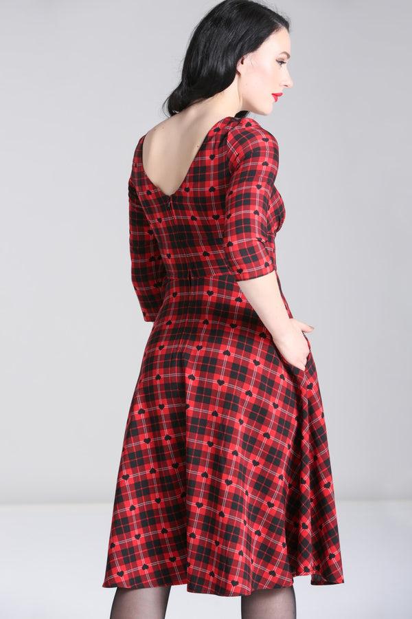 Hell Bunny Date Night Midi Dress Red