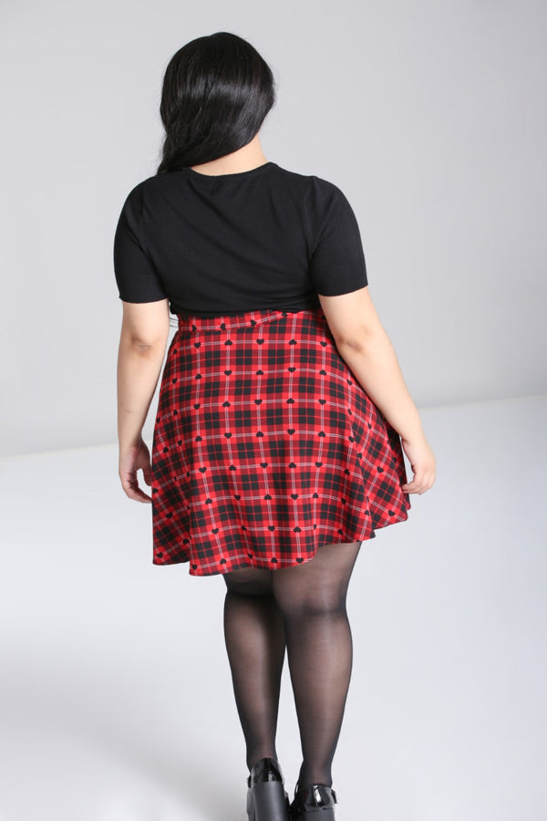 Hell Bunny Date Night Skirt Red