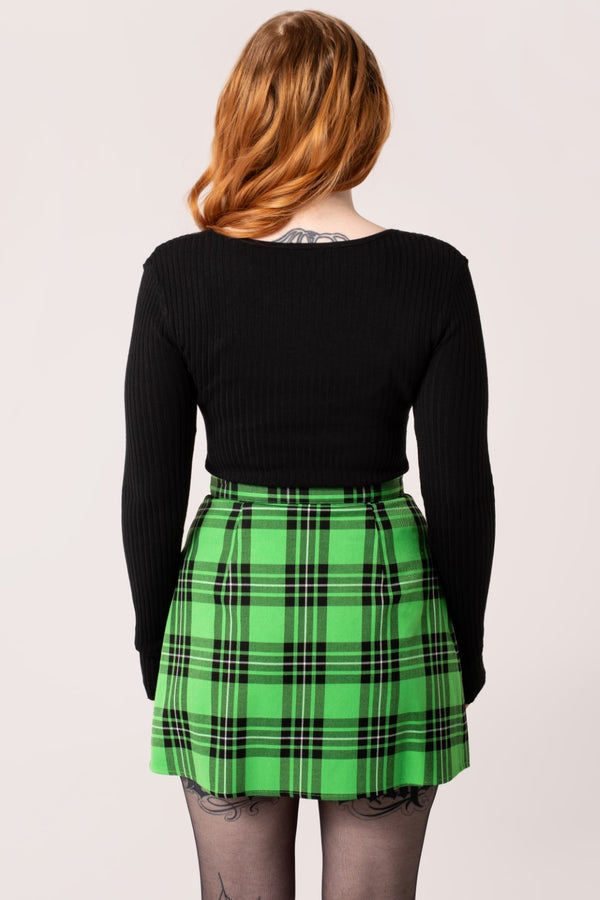 Hell Bunny Death Or Glory Top Black