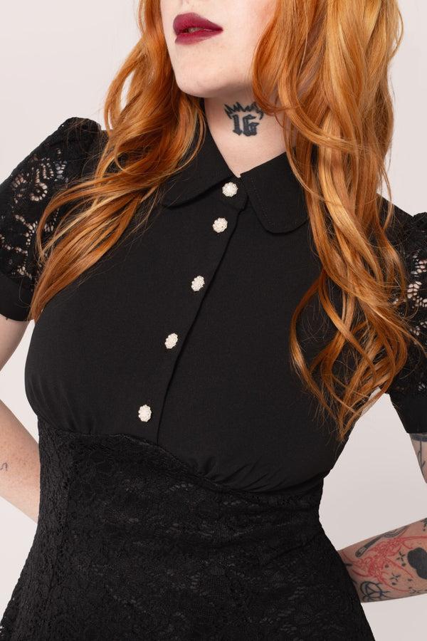 Hell Bunny Dominica Mini Dress Black