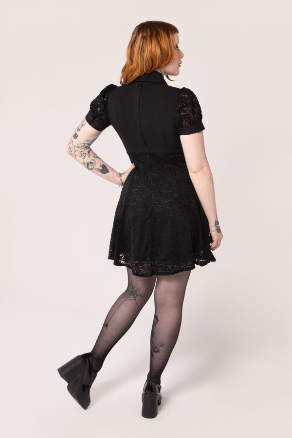 Hell Bunny Dominica Mini Dress Black