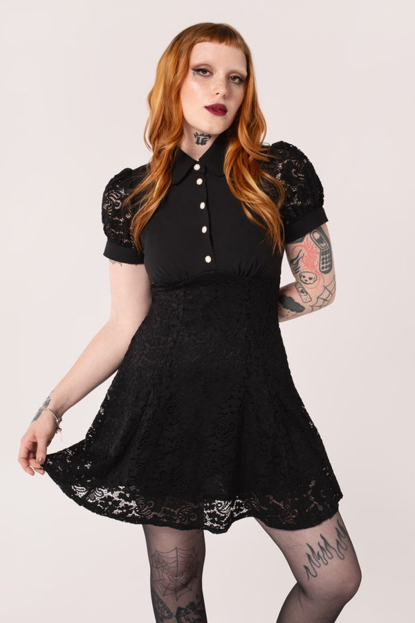 hell bunny Dominica Mini Dress Black