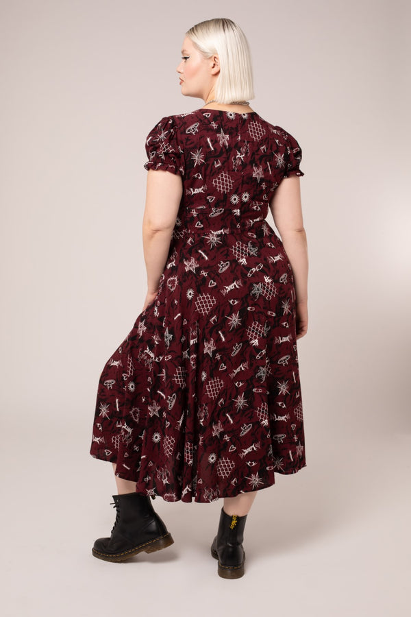 Hell Bunny Doomed Dress Black