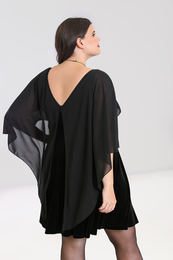 Hell Bunny Draco Mini Dress Black