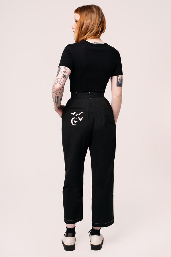 Hell Bunny Drusilla Trousers Black