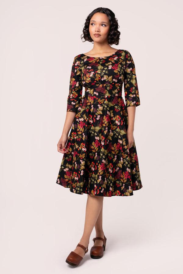 hell bunny Edwina Dress Black