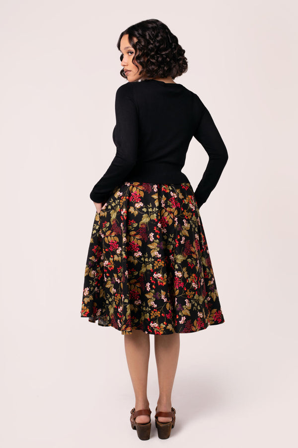 Hell Bunny Edwina Skirt Black
