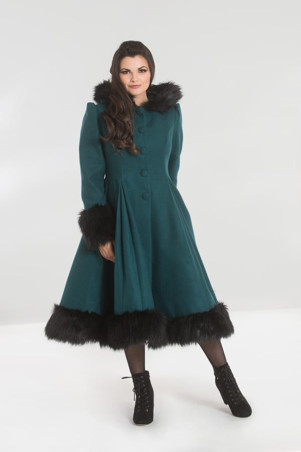 Hell Bunny Elvira Coat Black