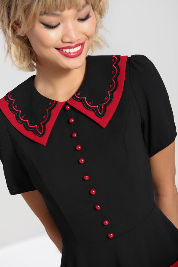 Hell Bunny Emma Mini Dress Black