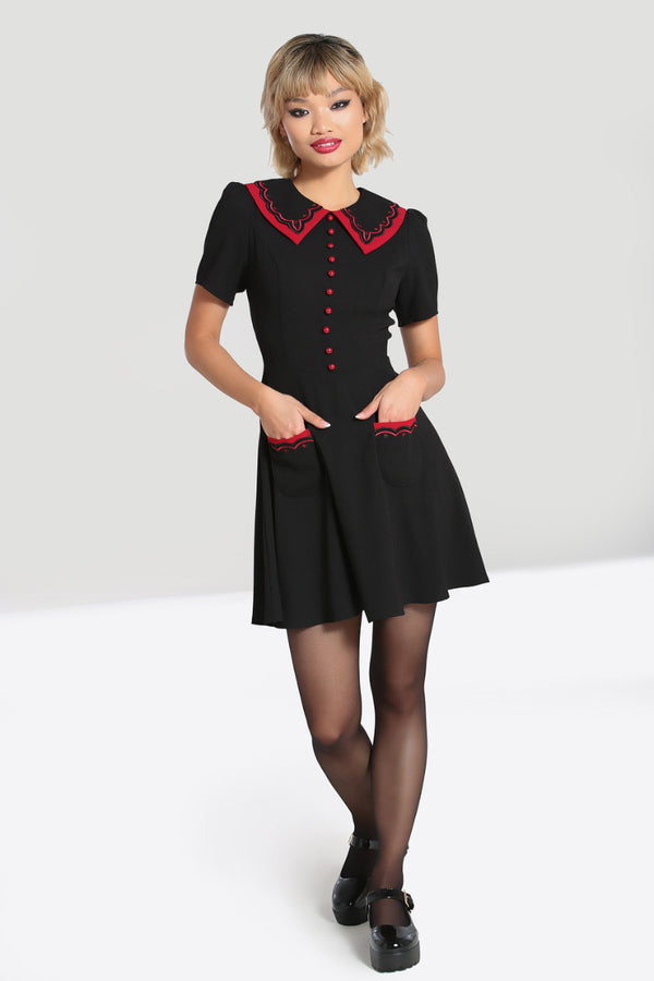 Hell Bunny Emma Mini Dress Black