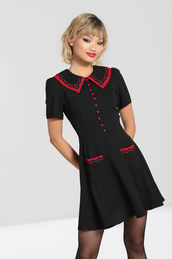 hell bunny Emma Mini Dress Black