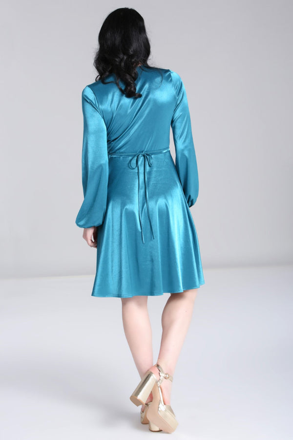 Hell Bunny Emmeline Dress Teal