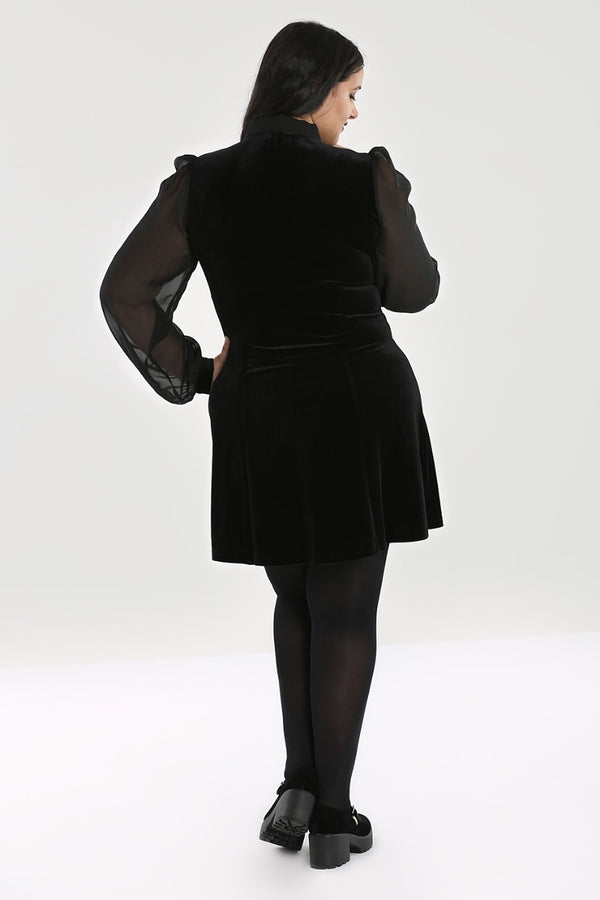 Hell Bunny Gabriella Mini Dress Black