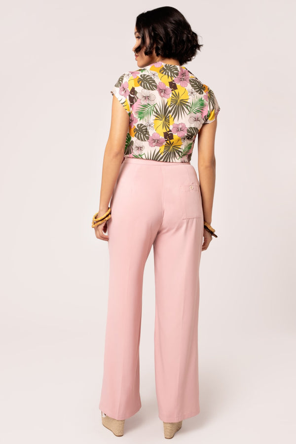 Hell Bunny Giselle Trousers Pink