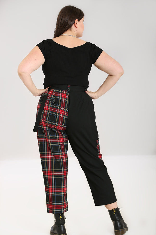 Hell Bunny Heather Trousers Black