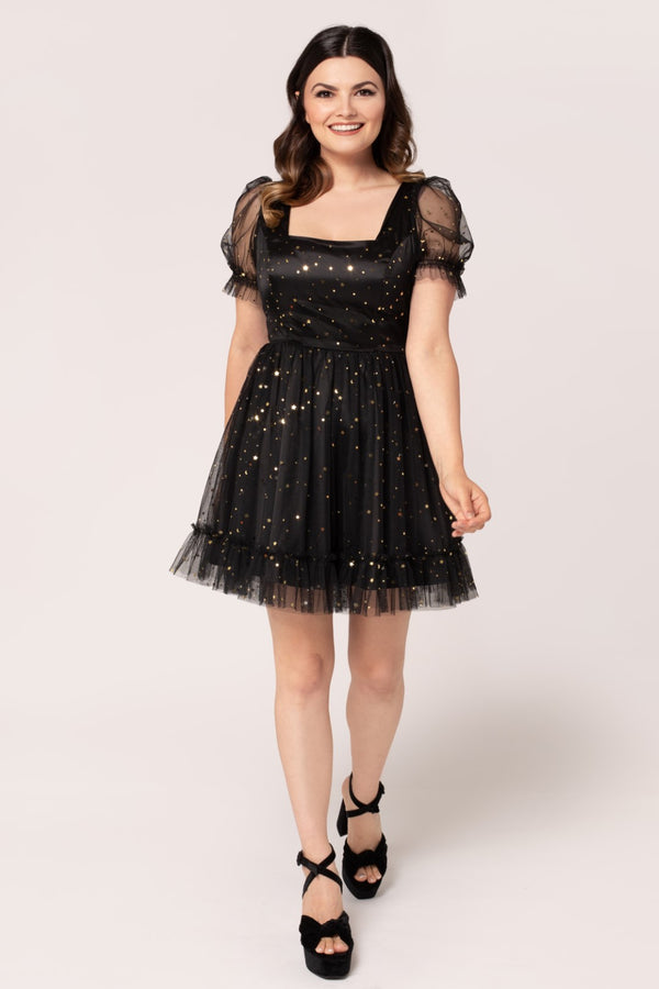 Hell Bunny Infinity Mini Dress Black