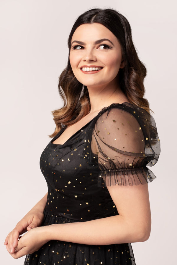 Hell Bunny Infinity Mini Dress Black