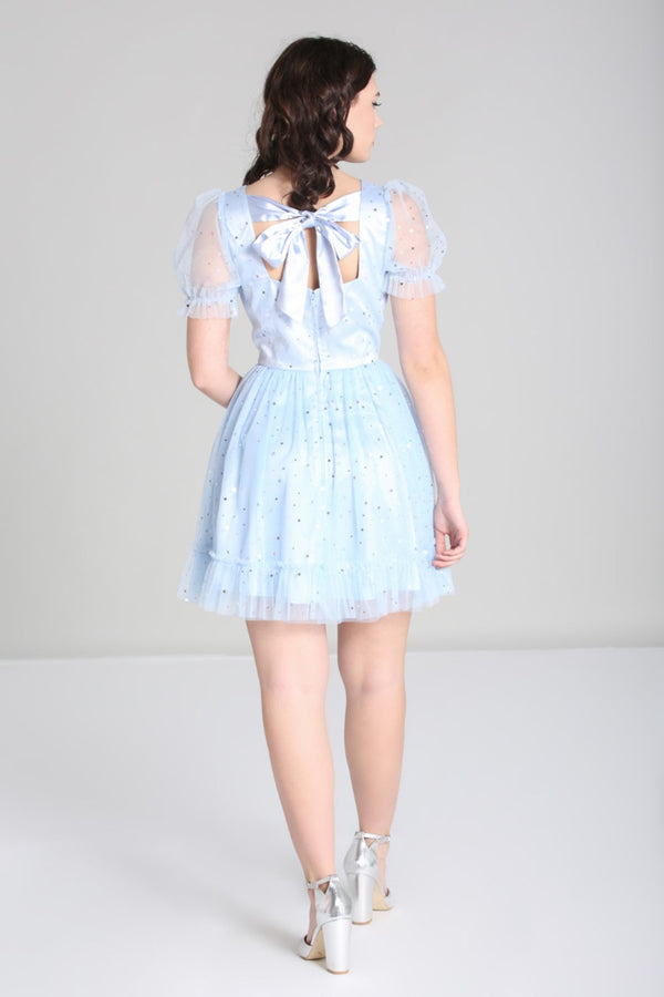 Hell Bunny Infinity Mini Dress Blue