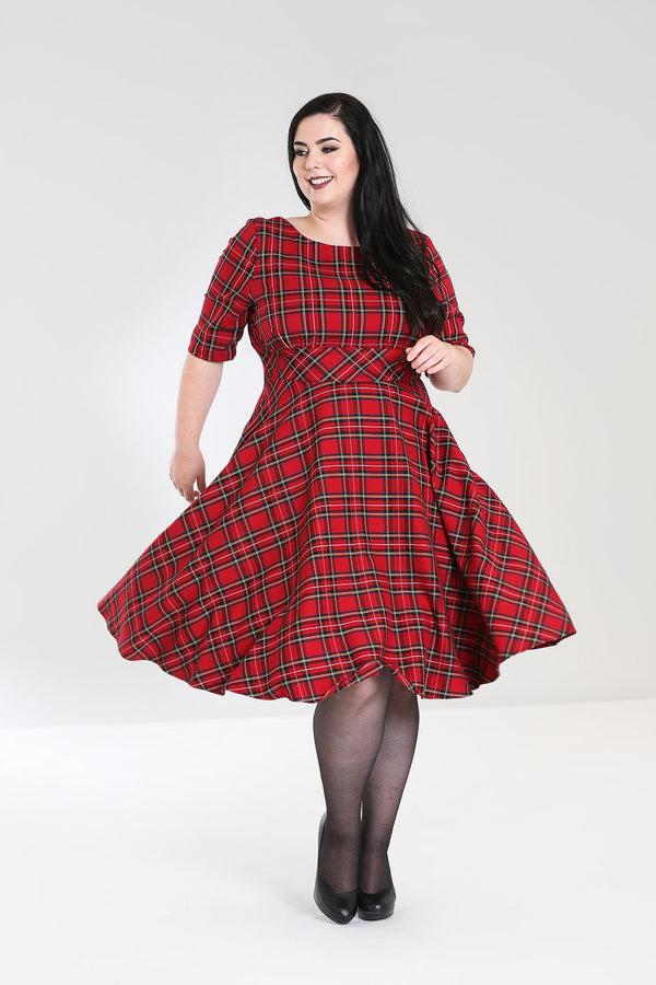 Hell Bunny Irvine 50's Dress Red