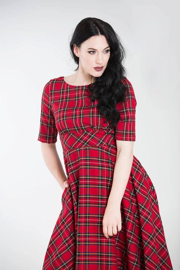 Hell Bunny Irvine 50's Dress Red