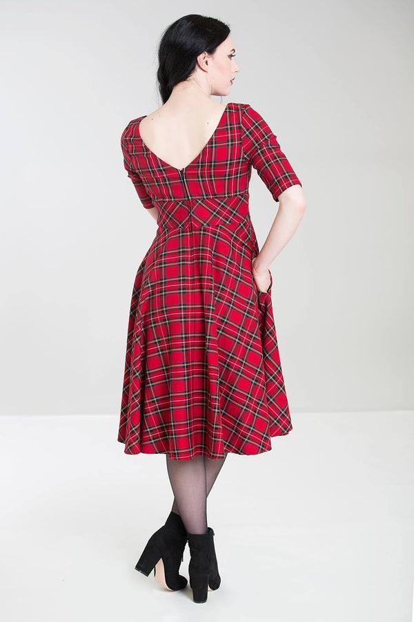 Hell Bunny Irvine 50's Dress Red