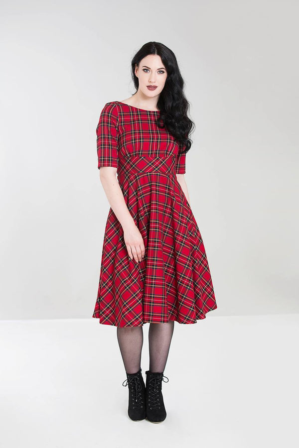 hell bunny Irvine 50's Dress Red