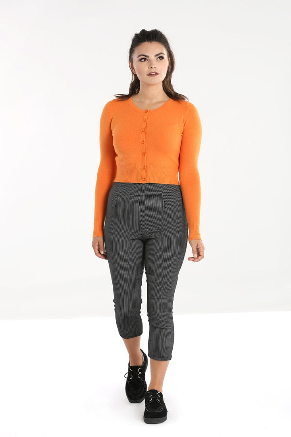 Hell Bunny Jack Capris Black / White