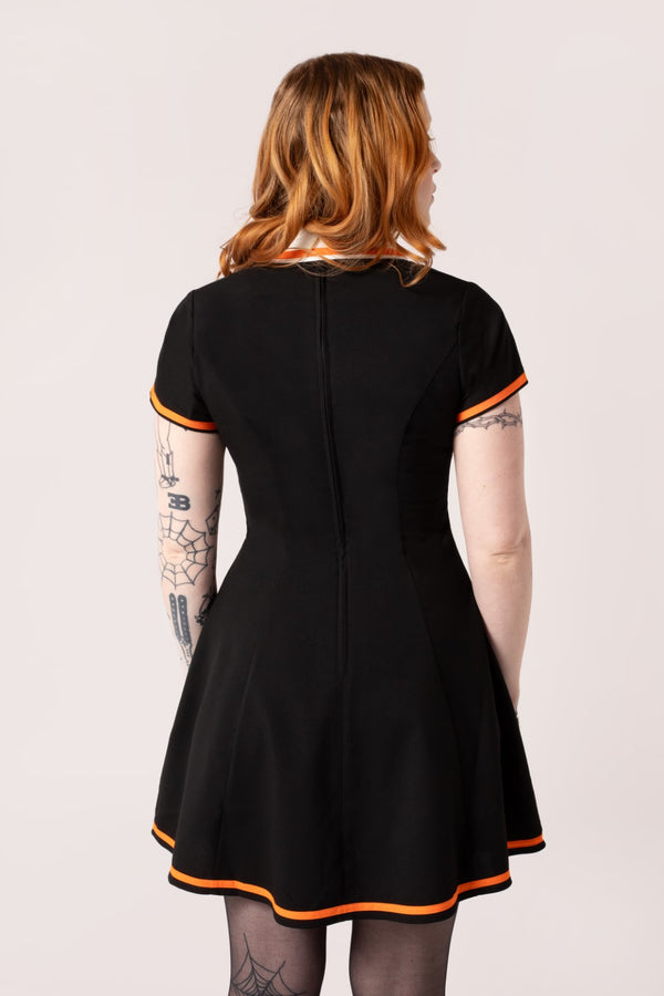 Hell Bunny Jack-O-Lantern Dress Black