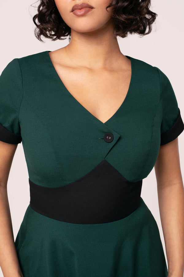 Hell Bunny Jessica Dress Green