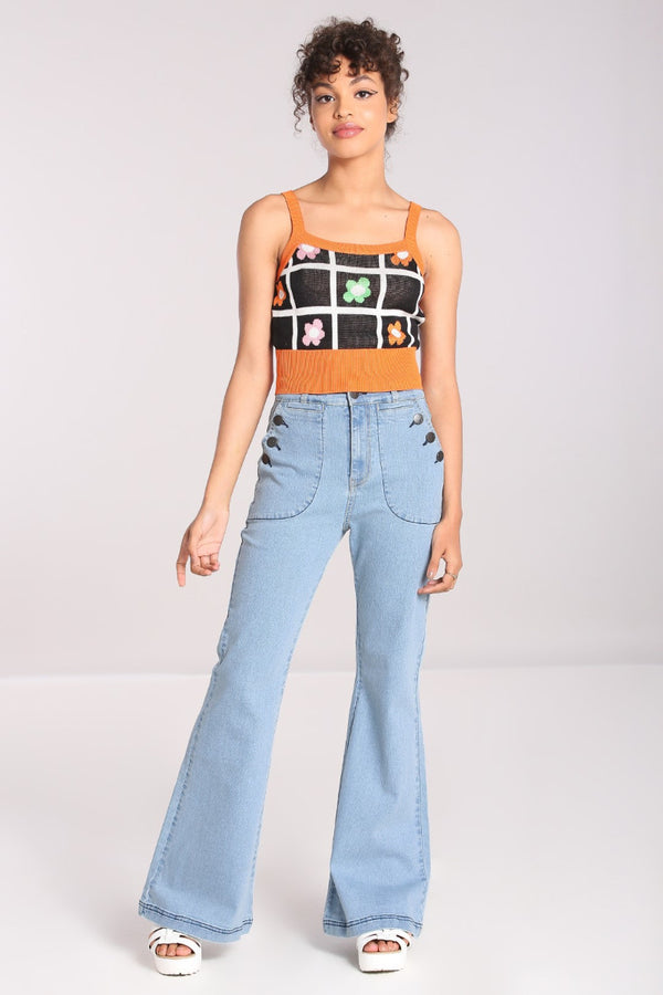 Hell Bunny Jill Jeans Blue