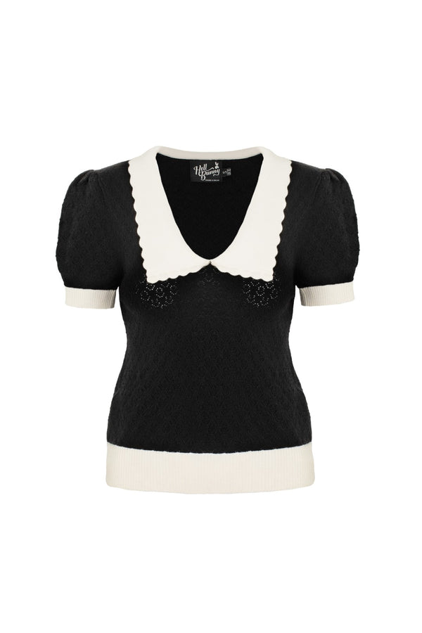 Hell Bunny Joanie Top Black