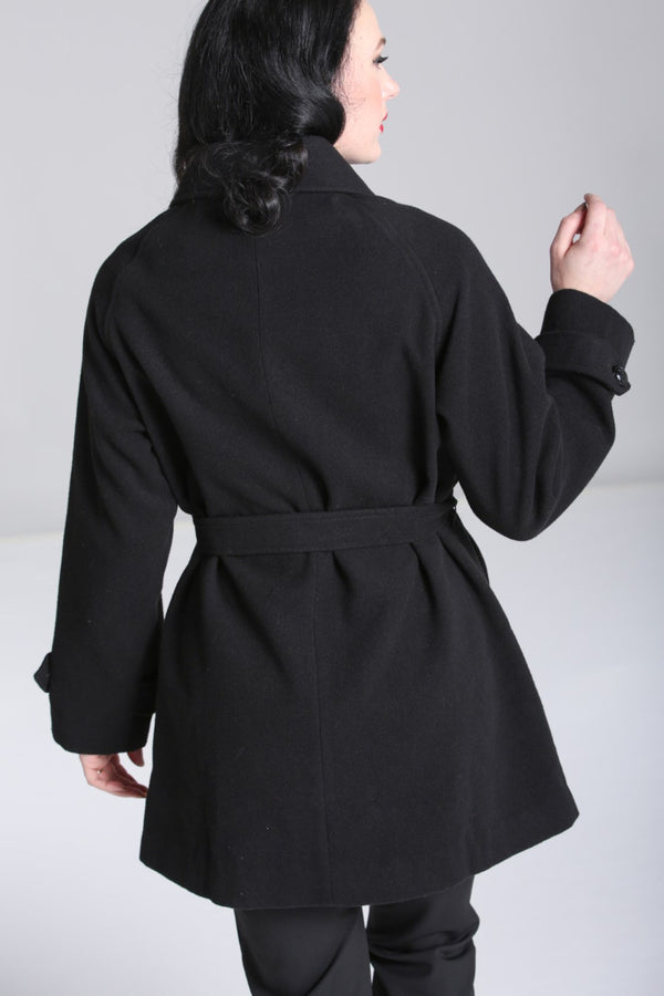 Hell Bunny Juliette Coat Black