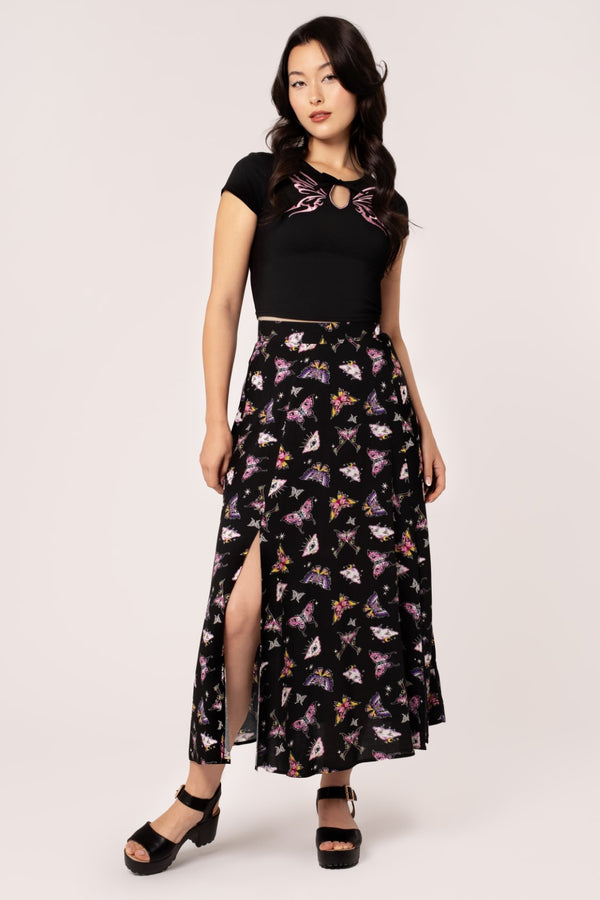 Hell Bunny Kocho Skirt Black