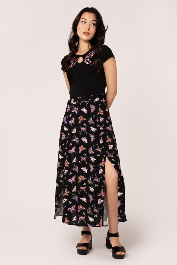 Hell Bunny Kocho Skirt Black