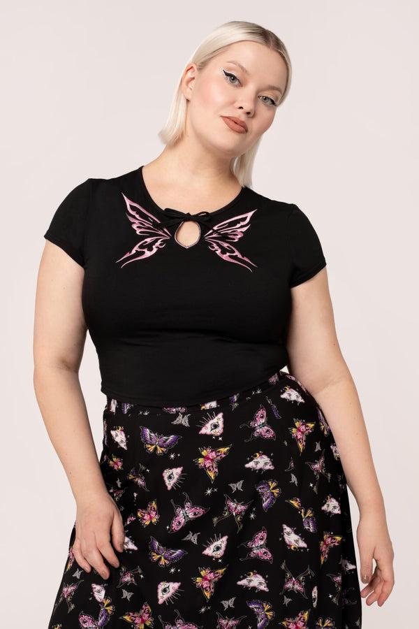 Hell Bunny Kocho Top Black
