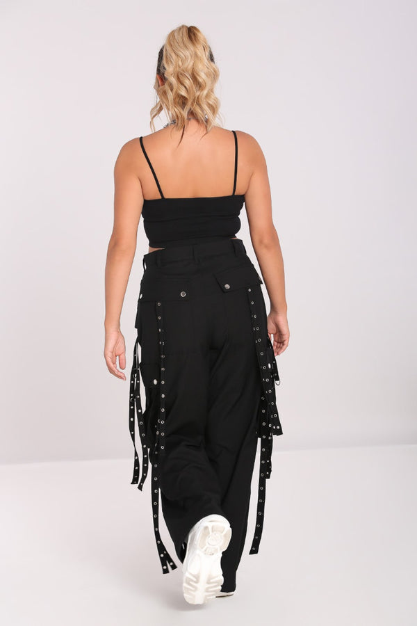 Hell Bunny Kraken Trousers Black