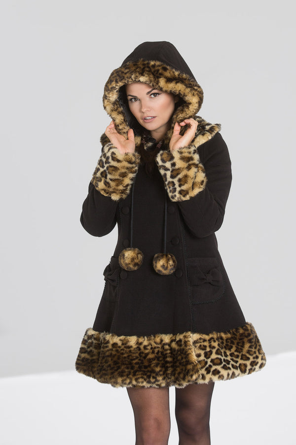 Hell Bunny Leah Jane Coat Black