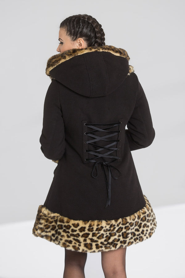 Hell Bunny Leah Jane Coat Black