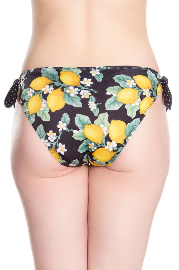 Hell Bunny Lemonade Bikini Pants Black