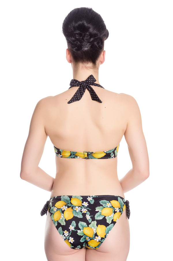 Hell Bunny Lemonade Bikini Pants Black