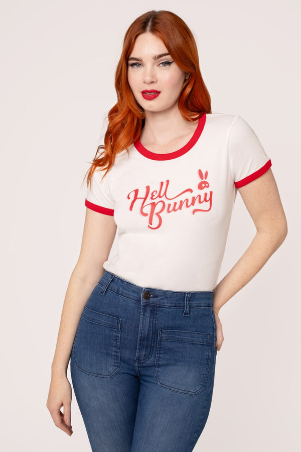 Hell Bunny Lucy T-Shirt Red