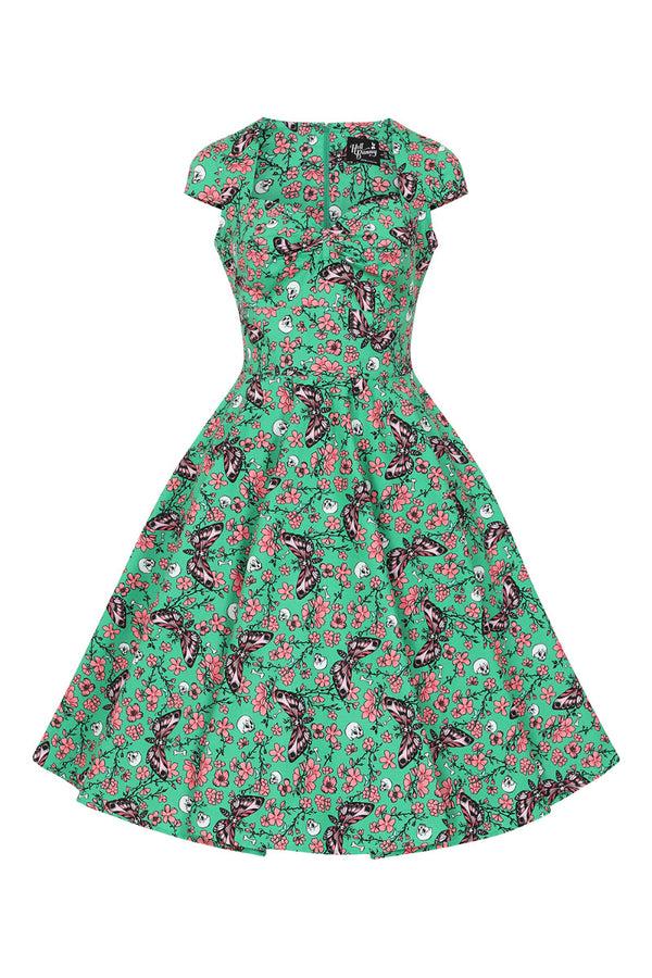 Hell Bunny Madilynn 50's Dress Green