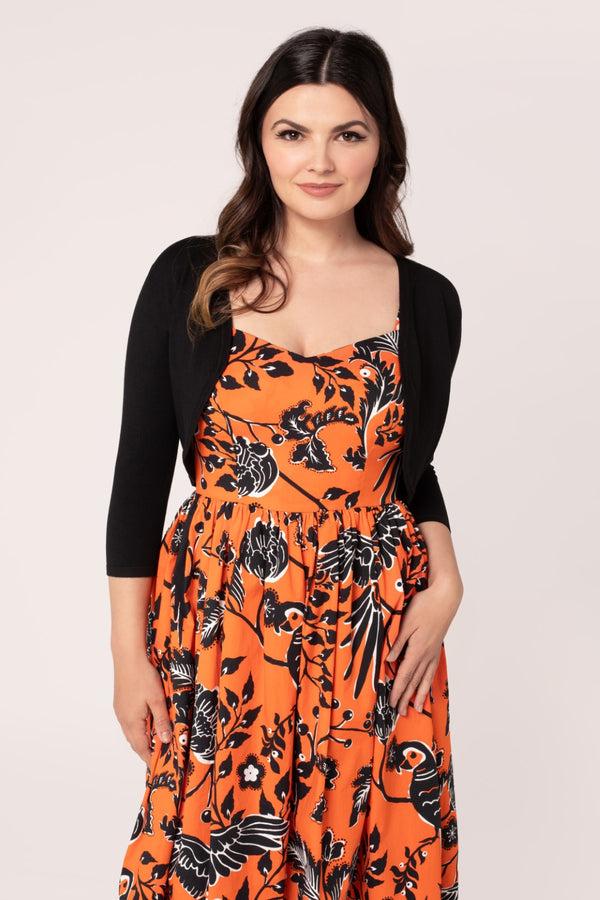 Hell Bunny Maggie Bolero Black