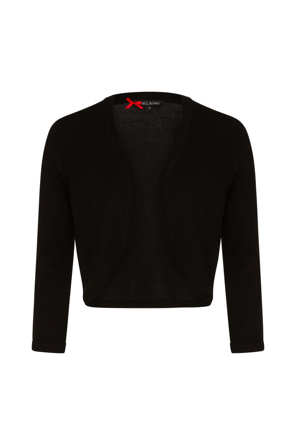 Hell Bunny Maggie Bolero Black